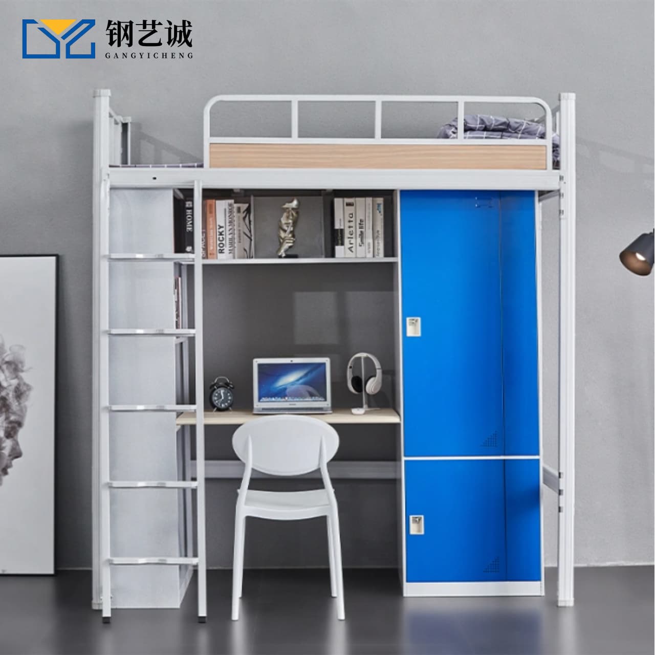Student Loft Bed with Desk